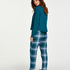 Lange pyjama set, Blauw