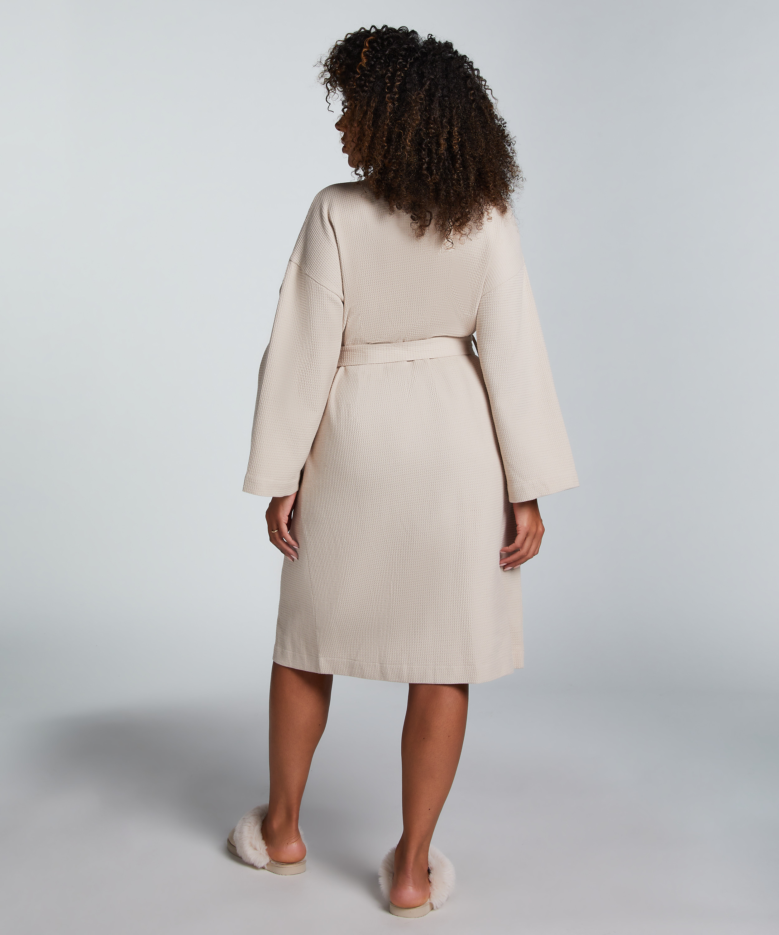 Badjas Waffle, Beige, main