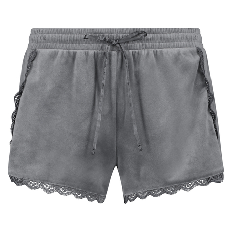 Short Velours Lace, Gris