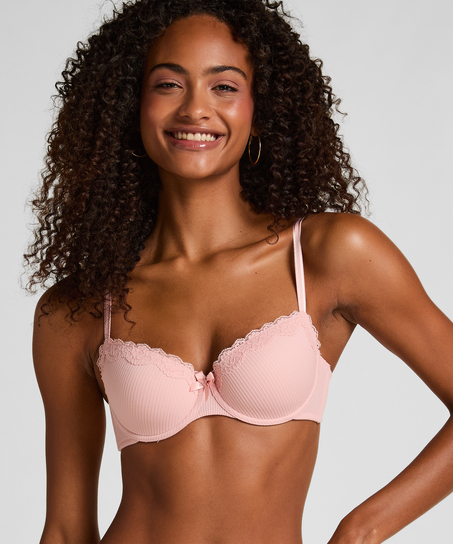 Soutien-gorge &agrave; armatures rembourr&eacute; Lola, Rose
