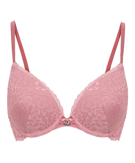 Soutien-gorge à armatures préformé push-up Marine, Rose