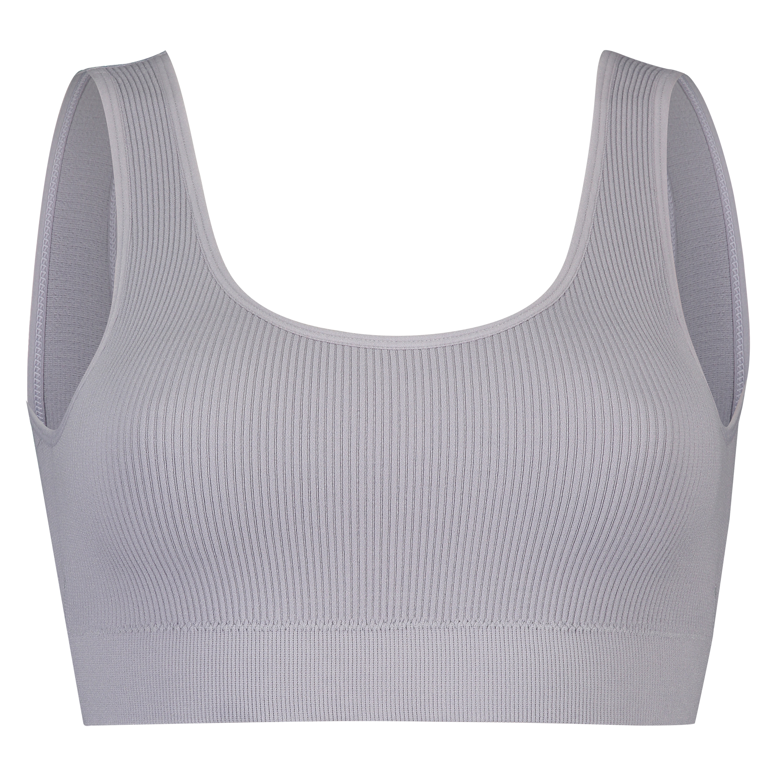 Brassière sans couture, Gris, main