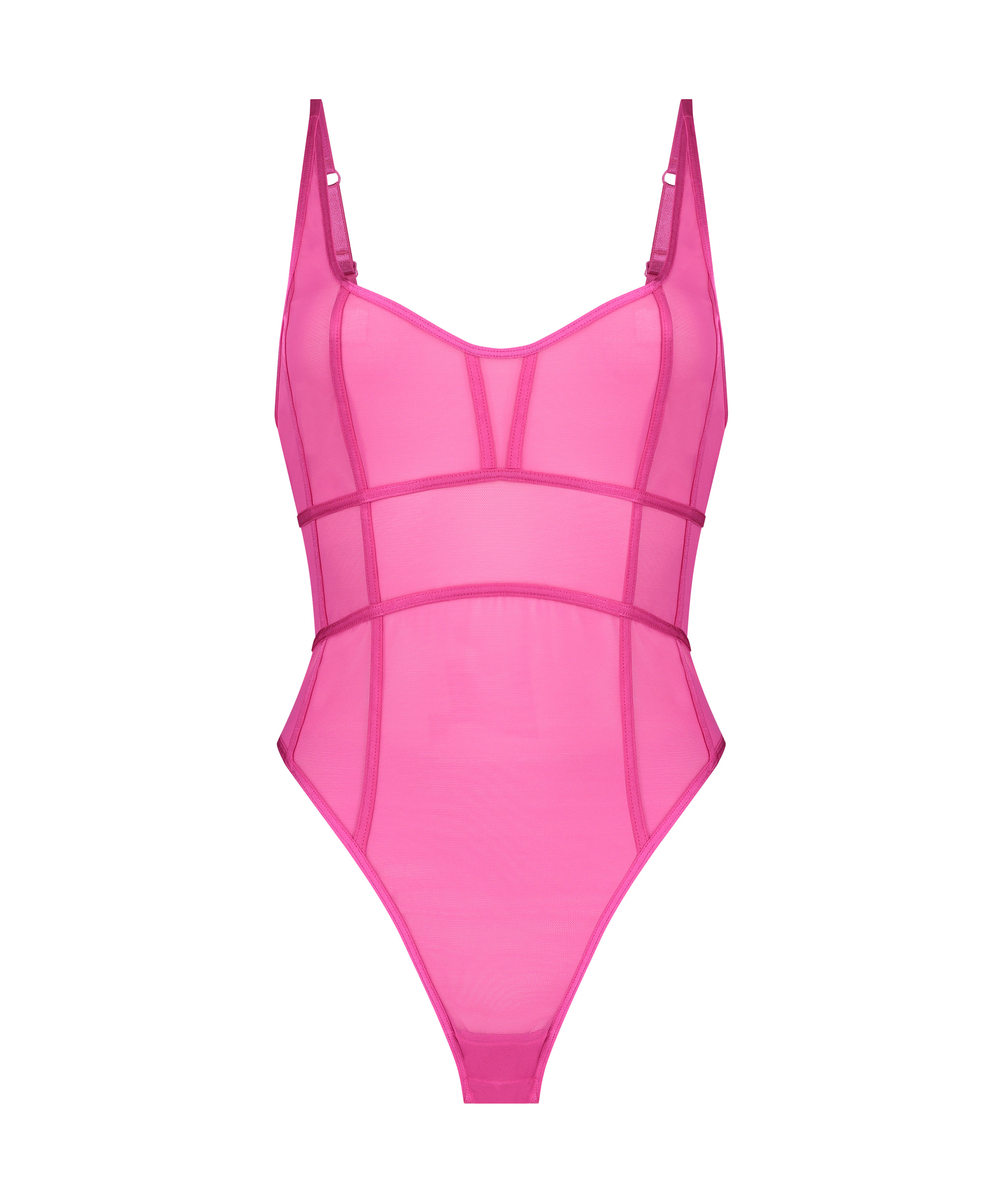 Body Sexy Mesh, Roze, main