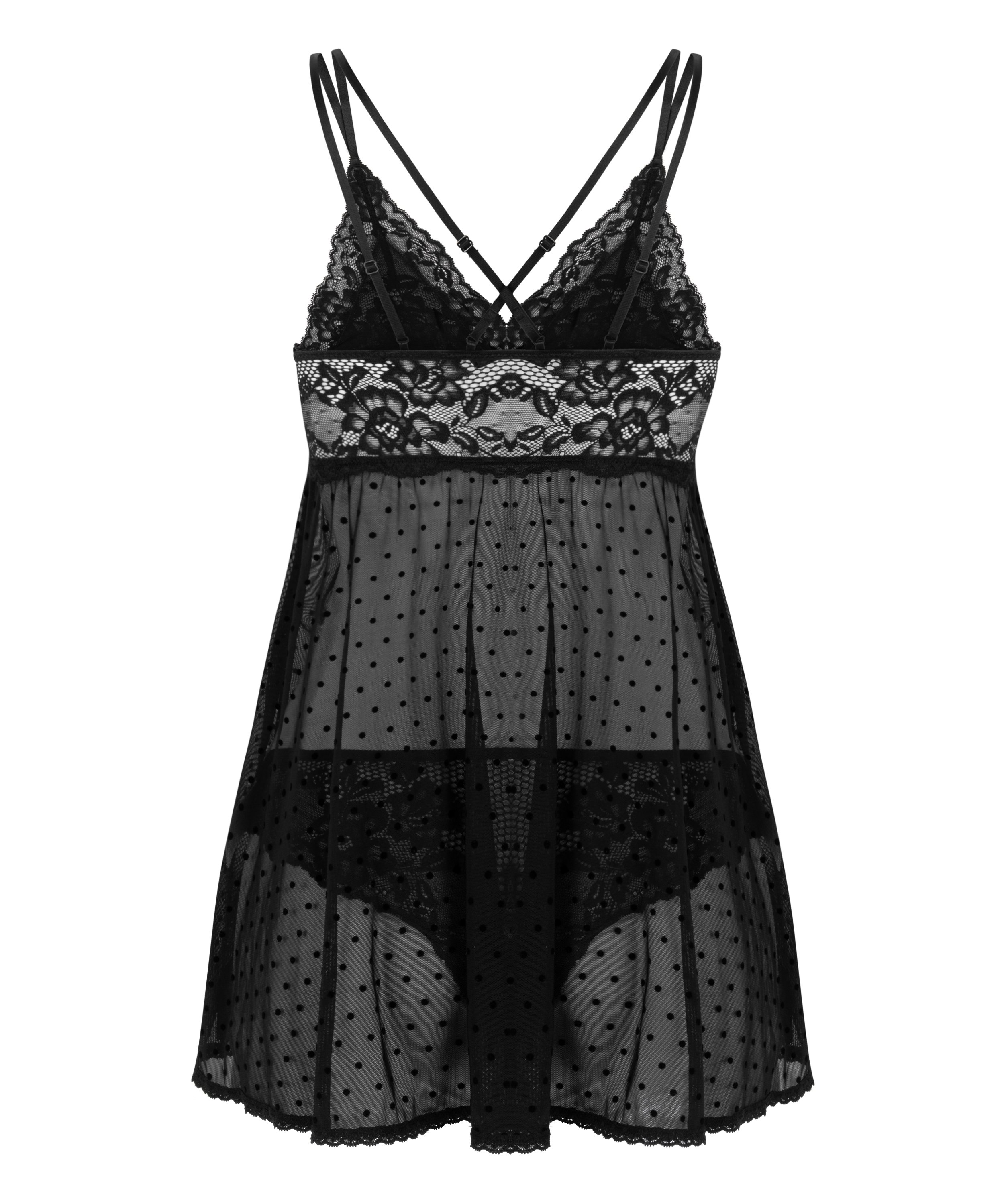 Babydoll Beatriz, Zwart, main