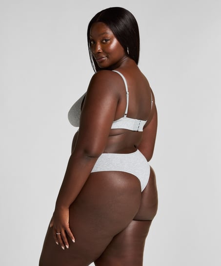 Brassière en coton, Gris
