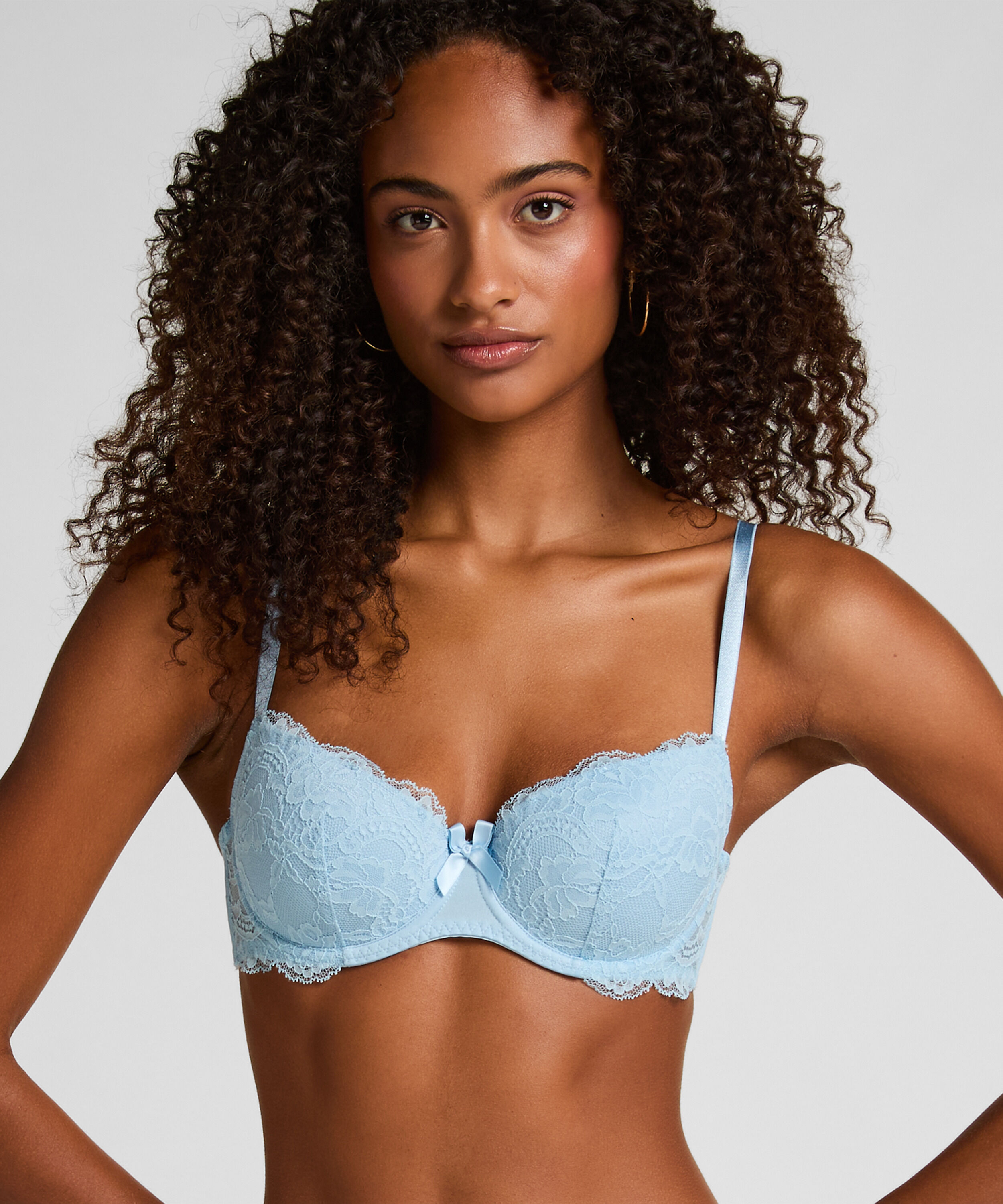 Voorgevormde beugel bh Teddy, Blauw