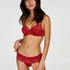 Soutien-gorge &agrave; armatures non-pr&eacute;form&eacute; Sophie, Rouge