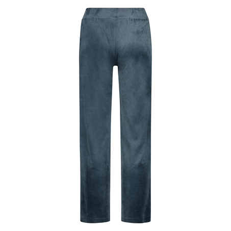 Pyjamabroek velours, Blauw