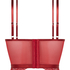 Soutien-gorge à armatures préformé push-up et longline Coco, Rouge