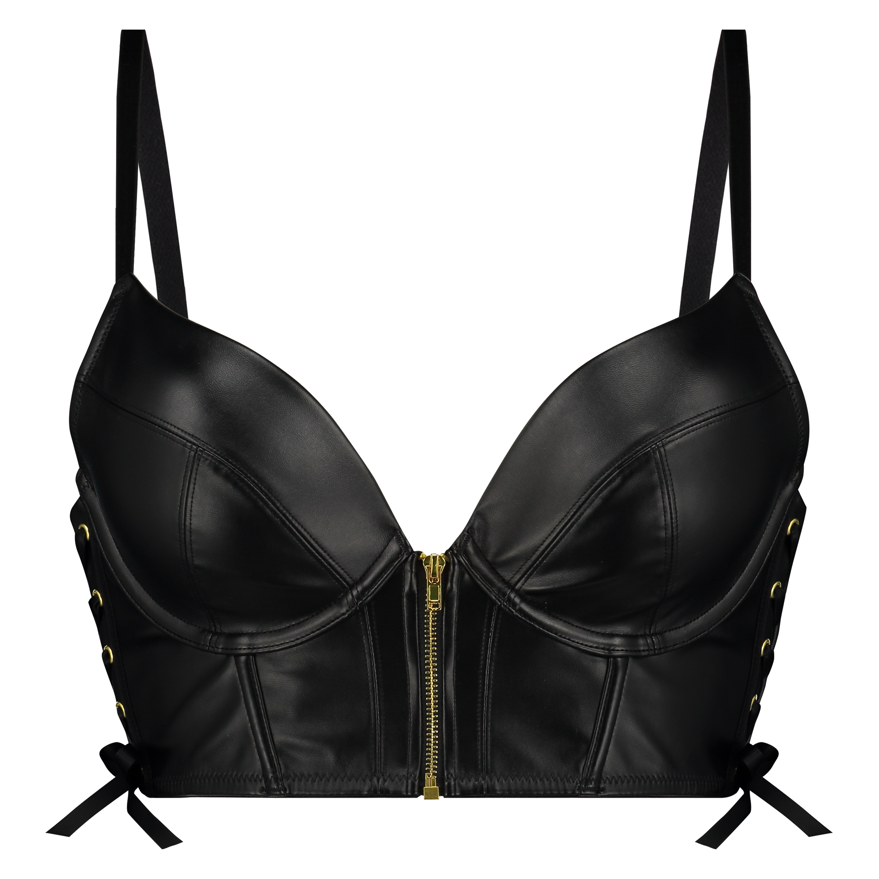 Soutien-gorge à armatures préformé push-up Manu, Noir, main