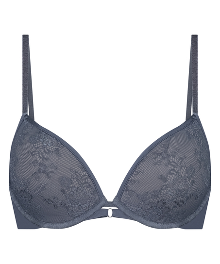 Soutien-gorge &agrave; armatures push-up pr&eacute;form&eacute; Lea, Gris
