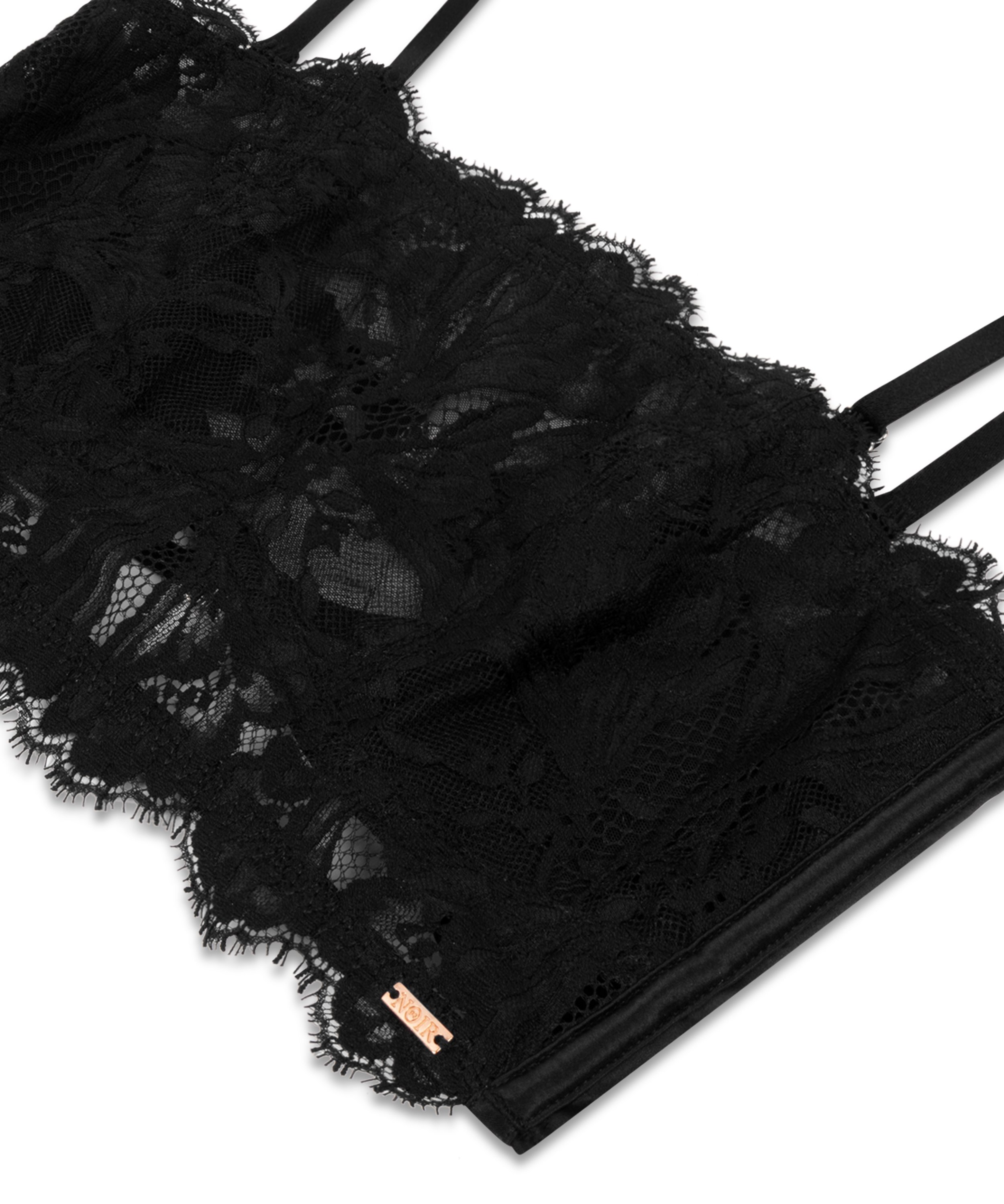 Bralette Grace, Noir, main