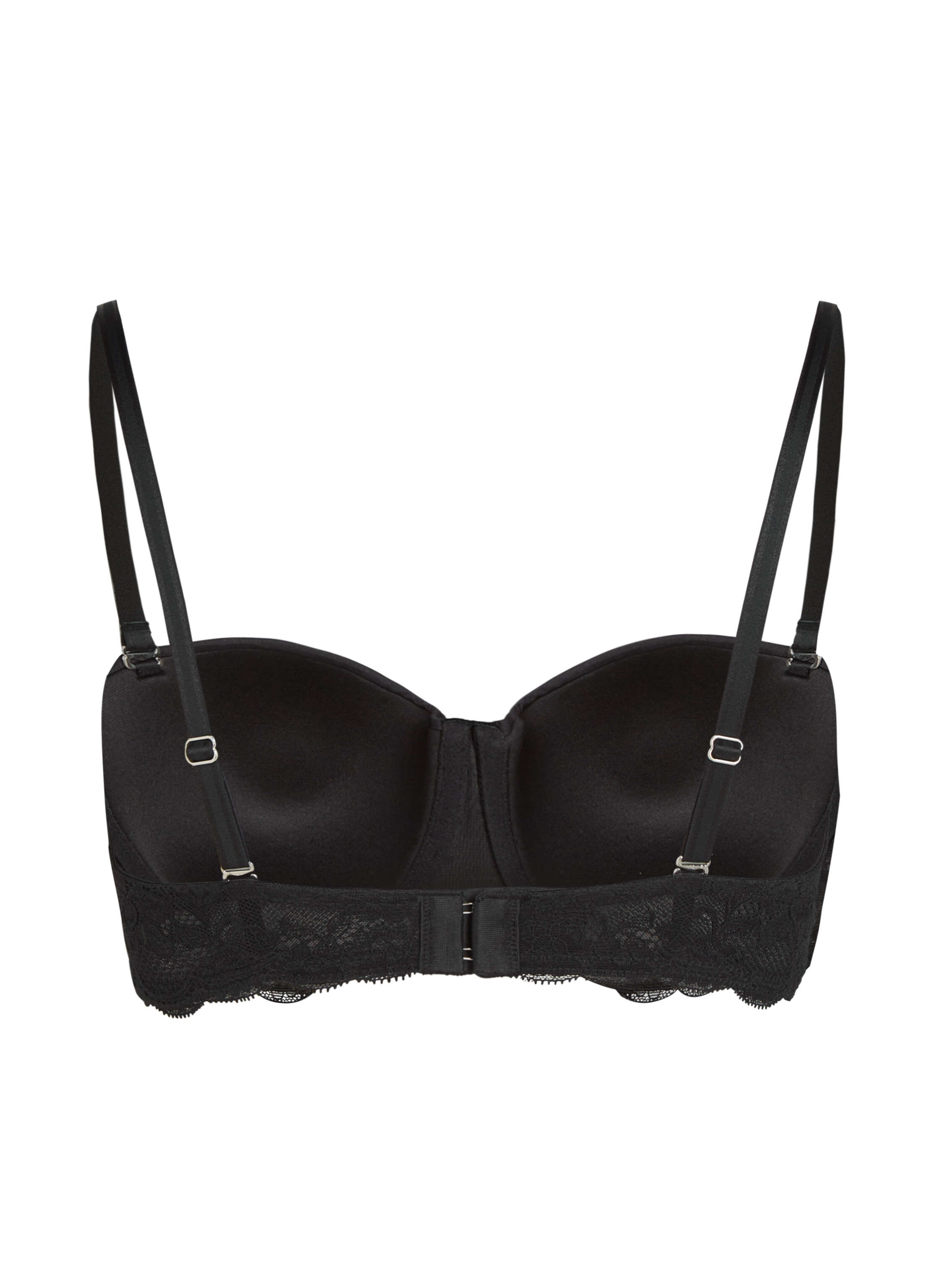 Soutien-gorge &agrave; armatures pr&eacute;form&eacute; sans bretelles Angie, Noir, main