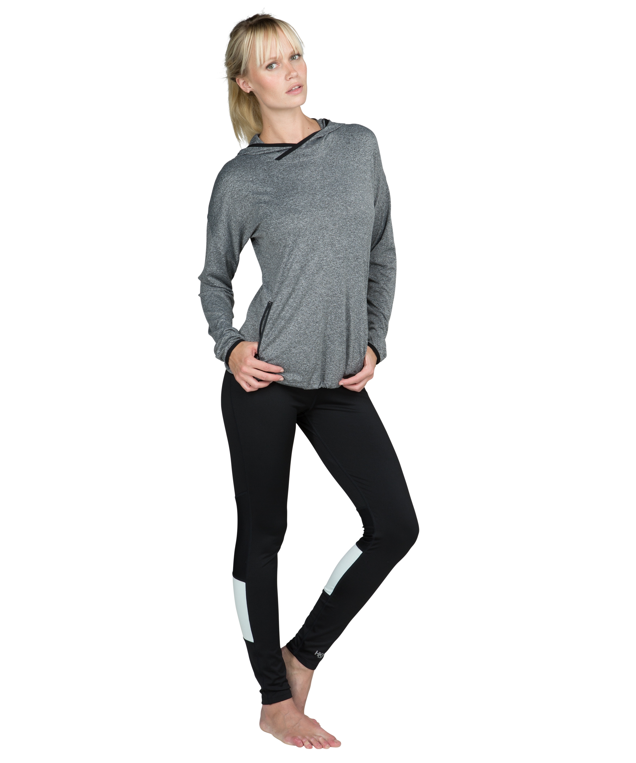Sports hoodie Venus, Gris, main