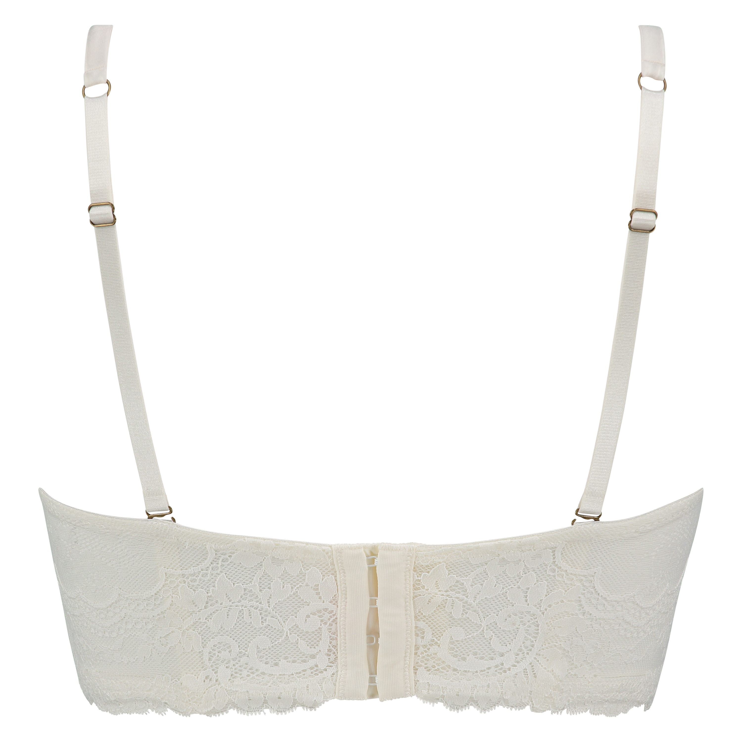 Soutien-gorge &agrave; armatures pr&eacute;form&eacute; longline Rose, Blanc, main