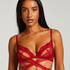 Bralette Pleasure, Rood