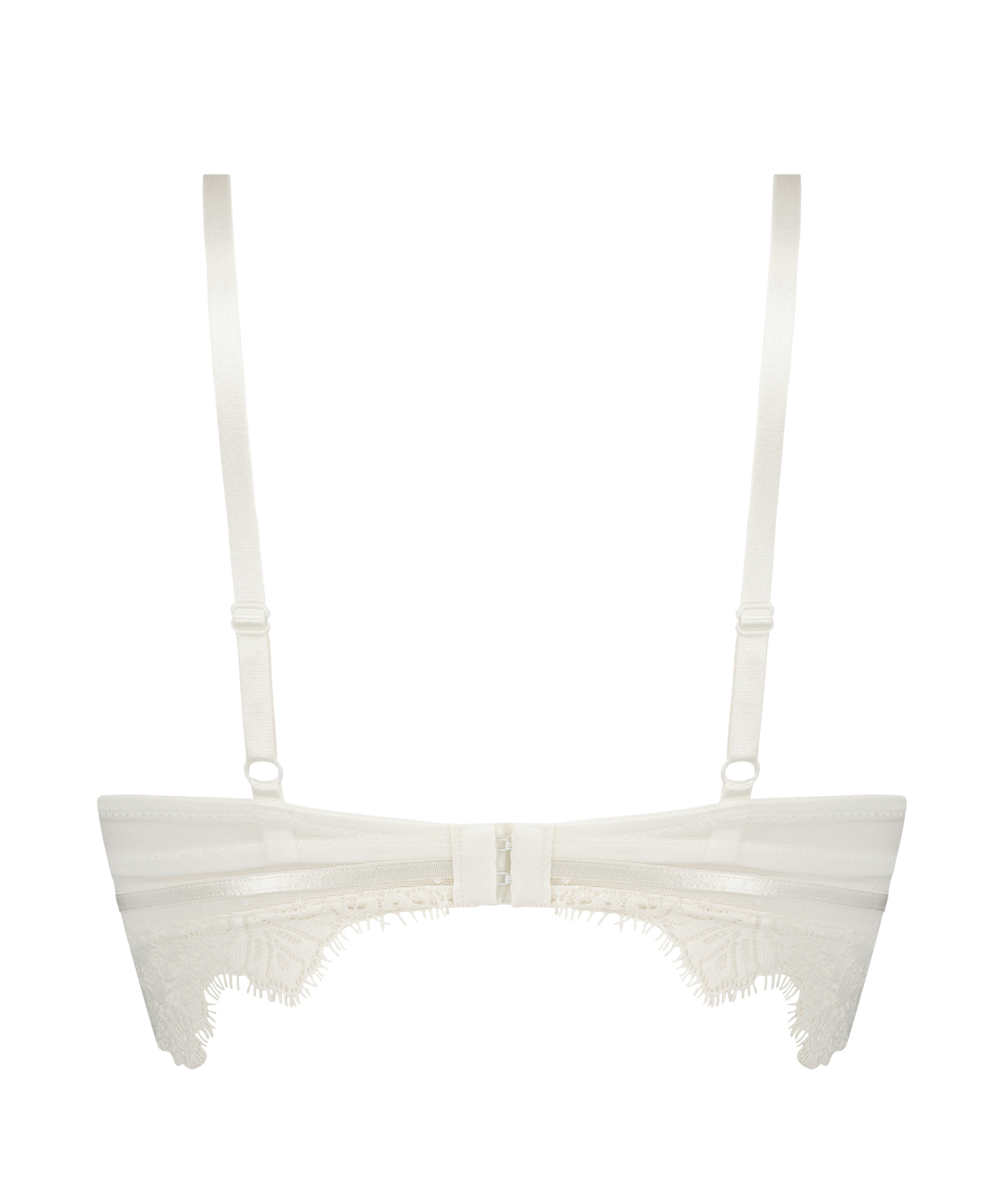 Soutien-gorge &agrave; armatures pr&eacute;form&eacute; longline Marilee, Blanc, main