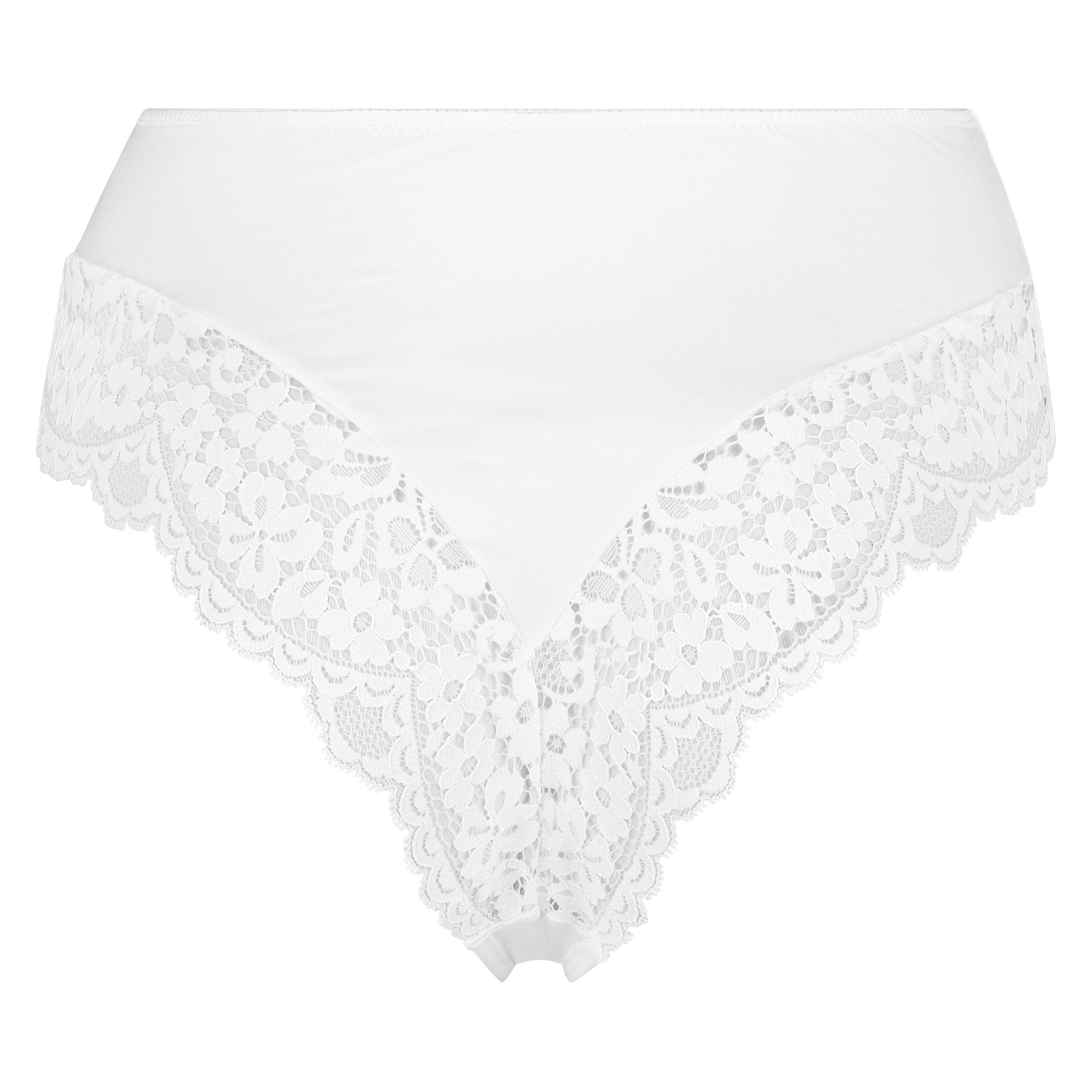 Marina hoog uitgesneden brazilian, Wit, main