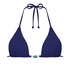 Haut de bikini triangle Doha, Bleu