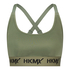 HKMX Soutien-gorge de sport The Crop Logo Level 1, Vert
