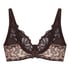 Soutien-gorge &agrave; armatures non-pr&eacute;form&eacute; Diva, Brun