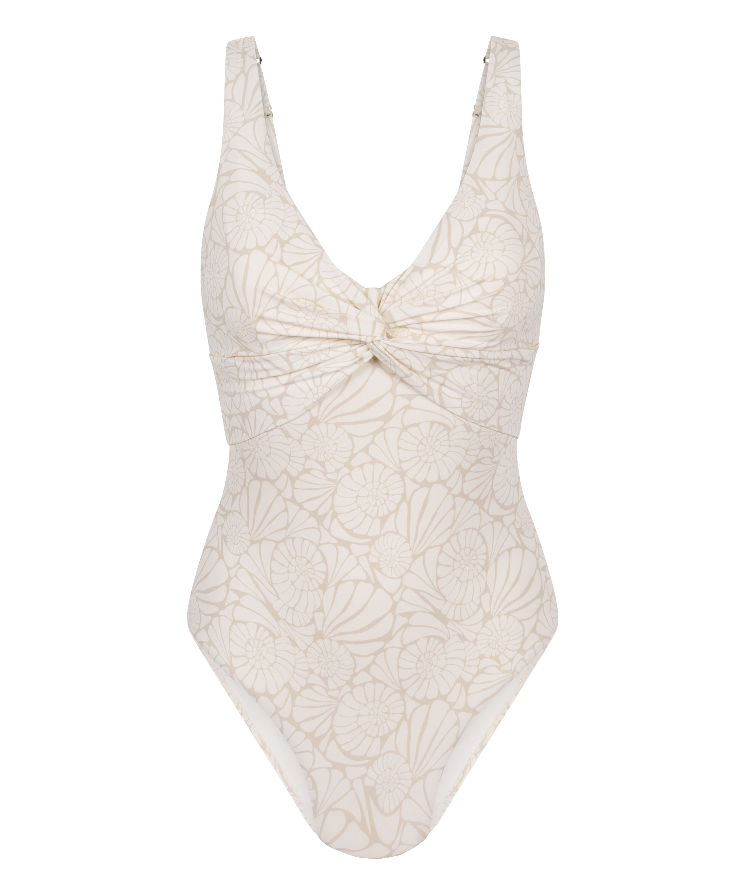 Maillot de bain sculptant Caicos, Beige