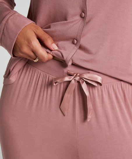 Pantalon en jersey Essential, Rose