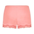 Shorts Velours Lace, Roze