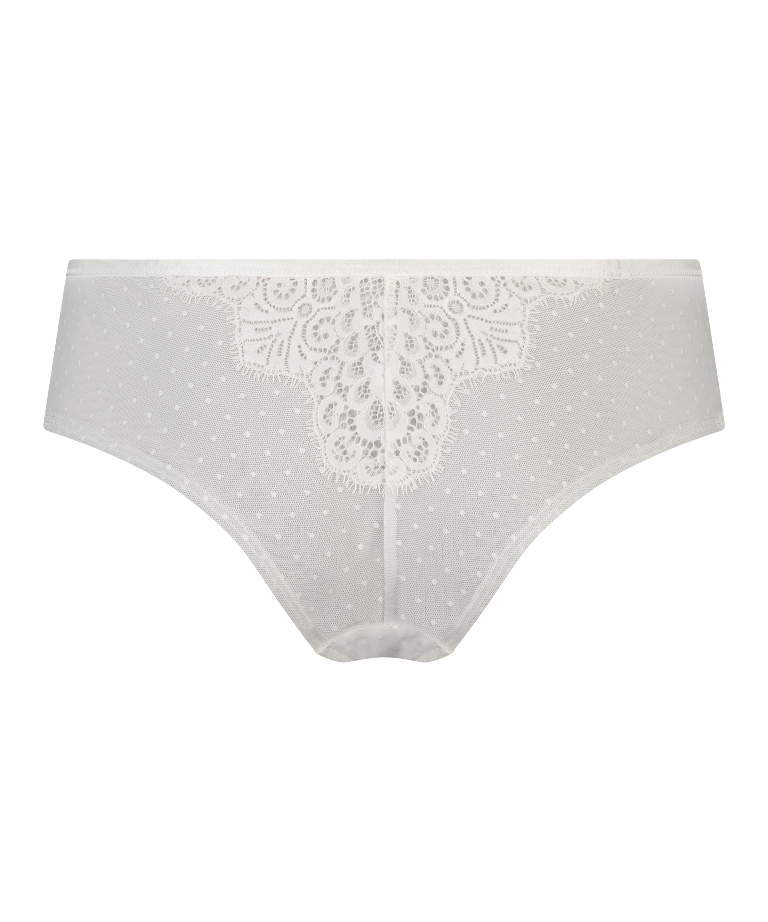 Slip br&eacute;silien Marilee, Blanc, main
