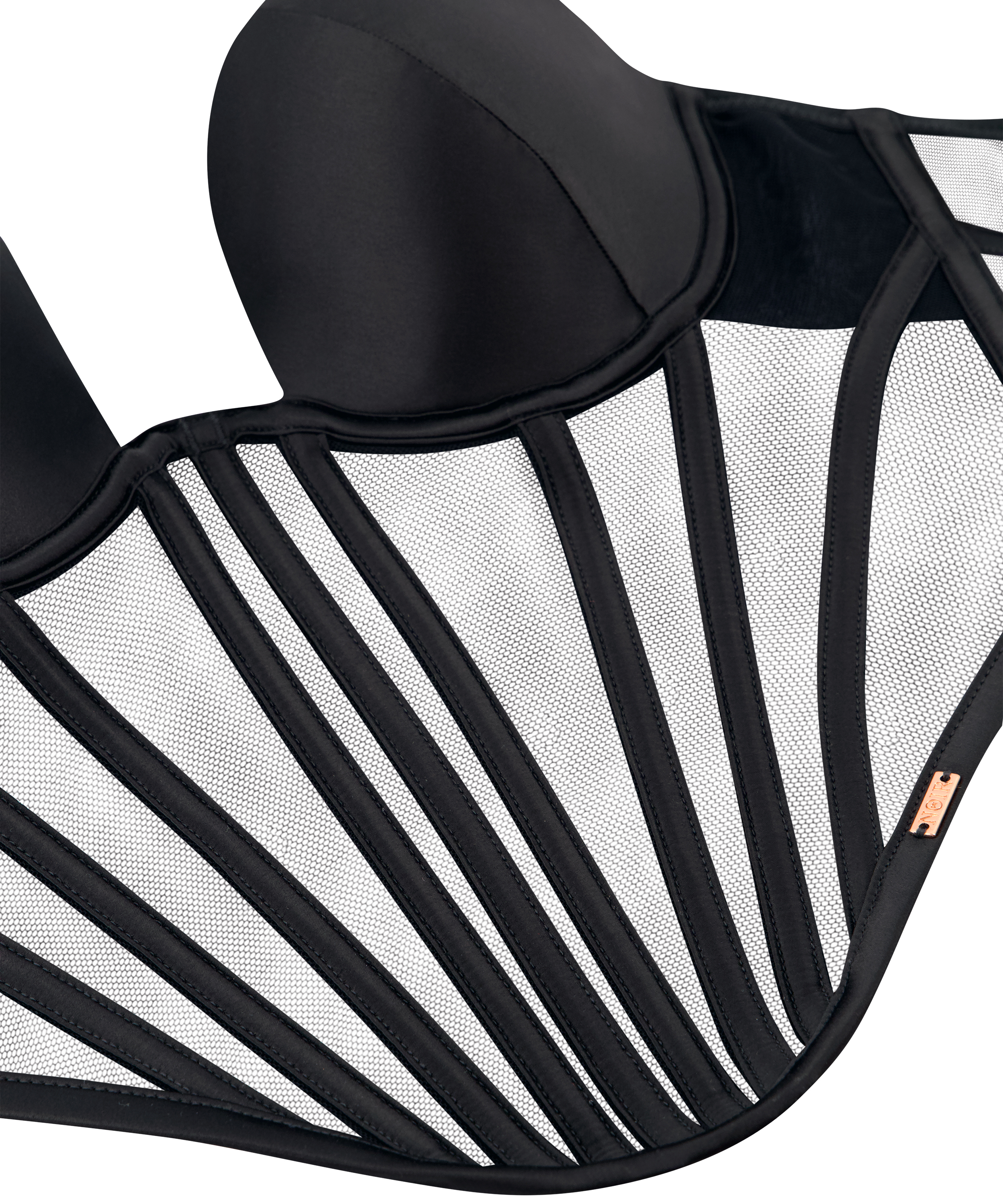 Bustier Paige, Zwart, main