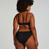 Rio Bikinibroekje Scallop, Zwart
