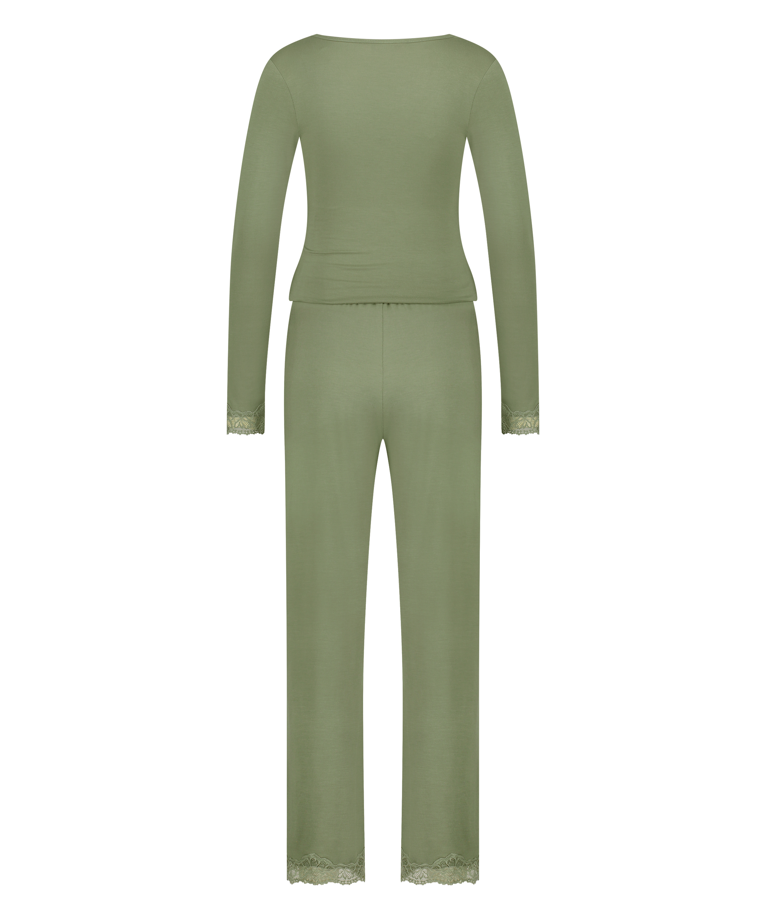 Ensemble de pyjama, Vert, main
