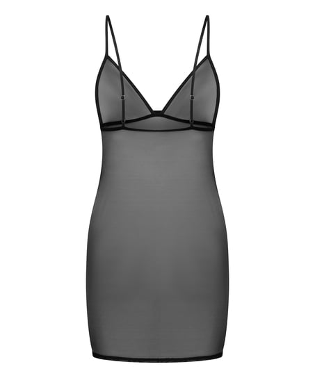 Marie slipdress, Zwart