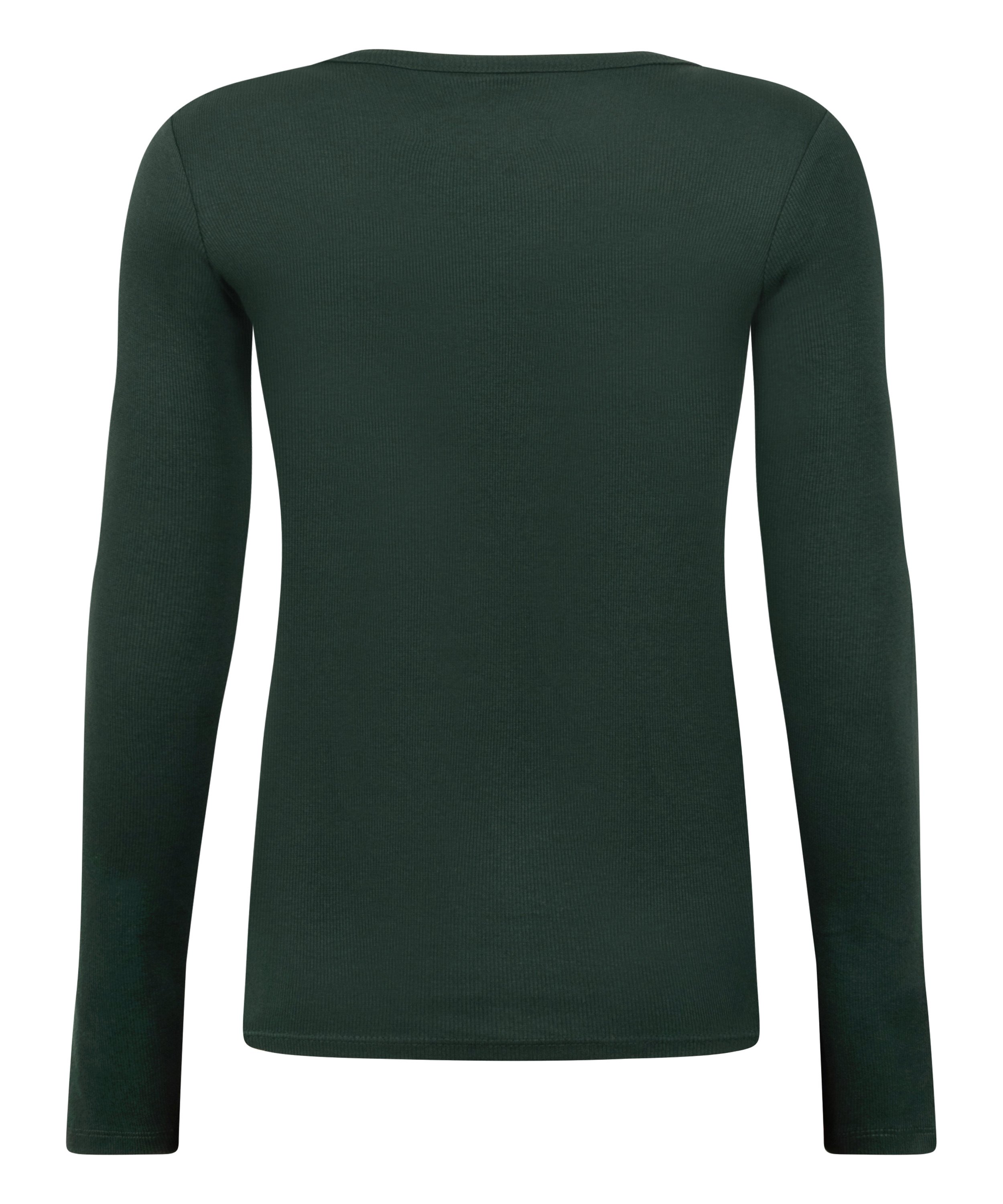 Top de pyjama Coton, Vert, main