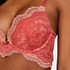 Soutien-gorge &agrave; la palangre &agrave; armatures pr&eacute;form&eacute; push-up Ellie, Rouge