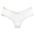 Slip br&eacute;silien V-shape mesh, Blanc