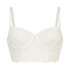 Soutien-gorge bustier préformé à armatures Catrin, Blanc