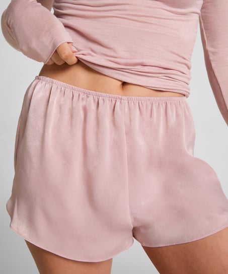 Short en satin Minimal, Rose