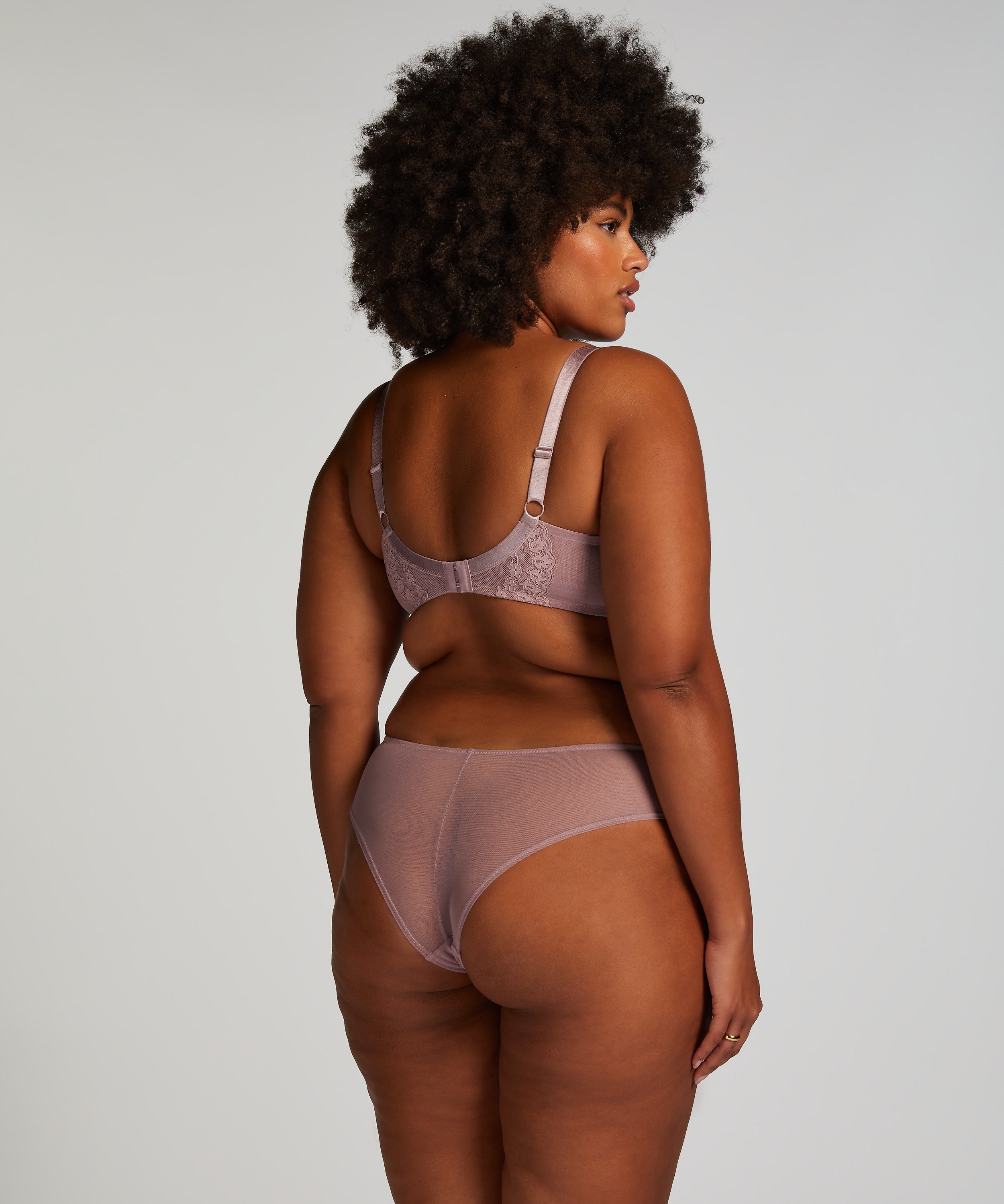 Soutien-gorge &agrave; armatures non-pr&eacute;form&eacute; Daisy, Pourpre, main