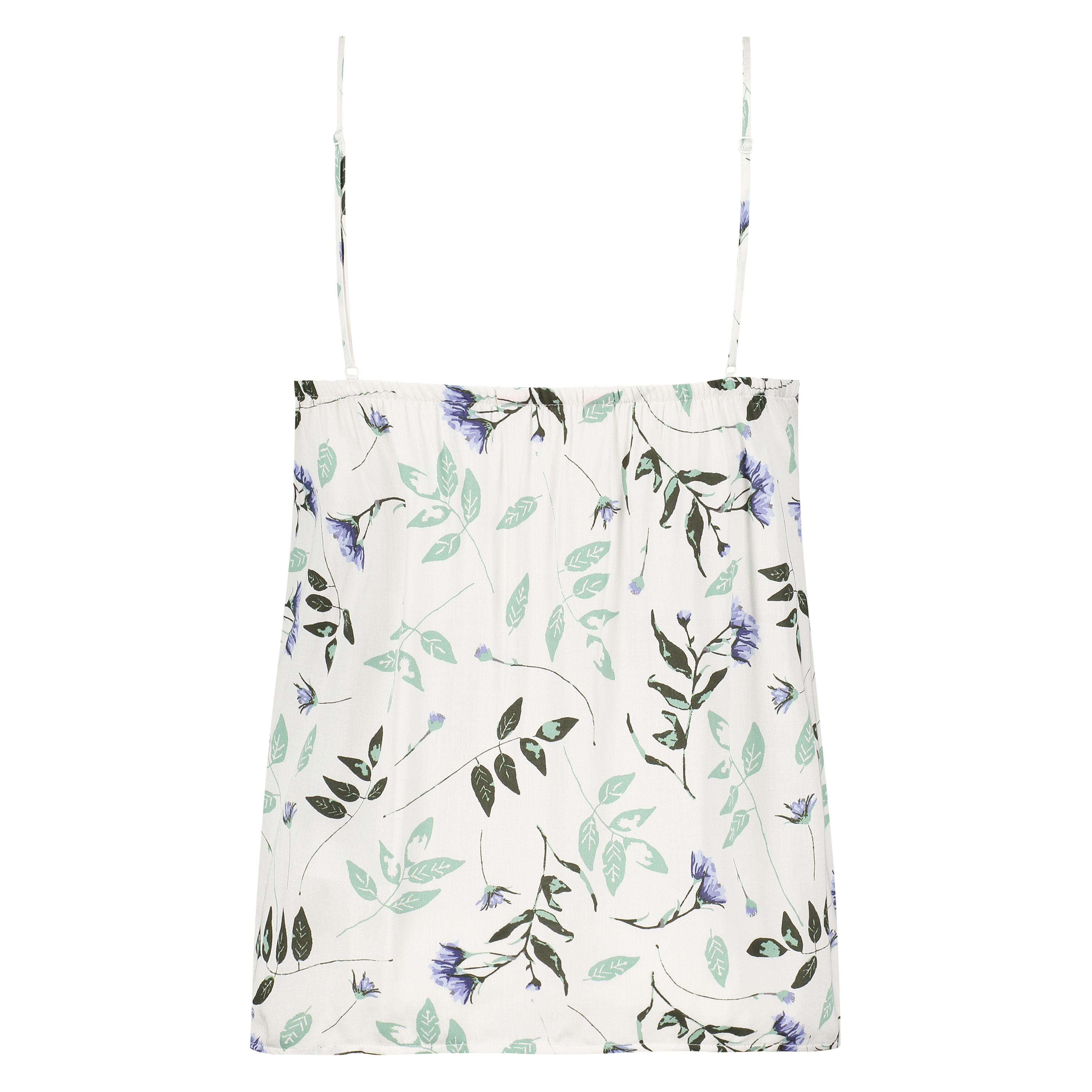 Cami pressed leaves, Wit, main