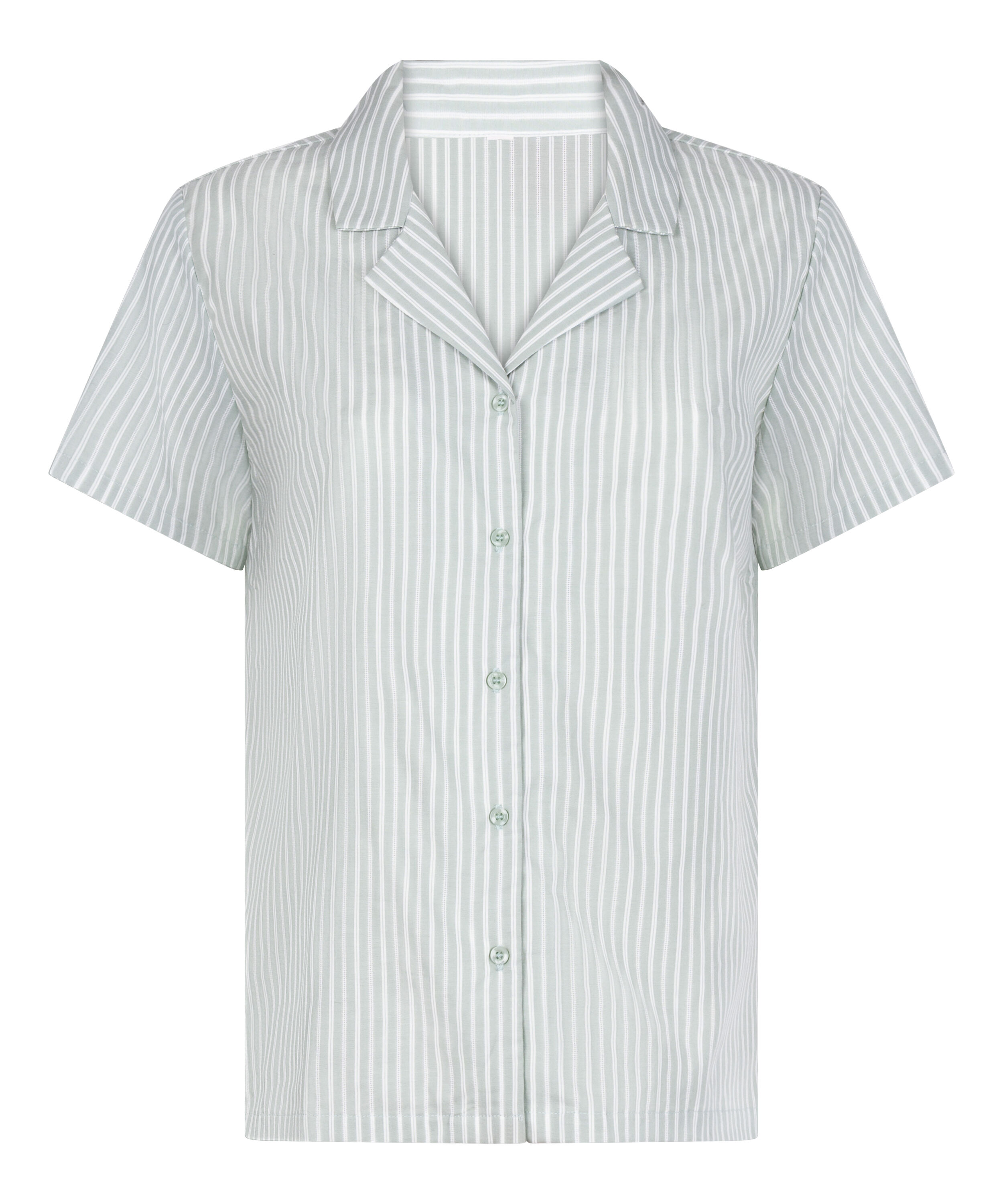 Geweven jasje met Strepen, Groen