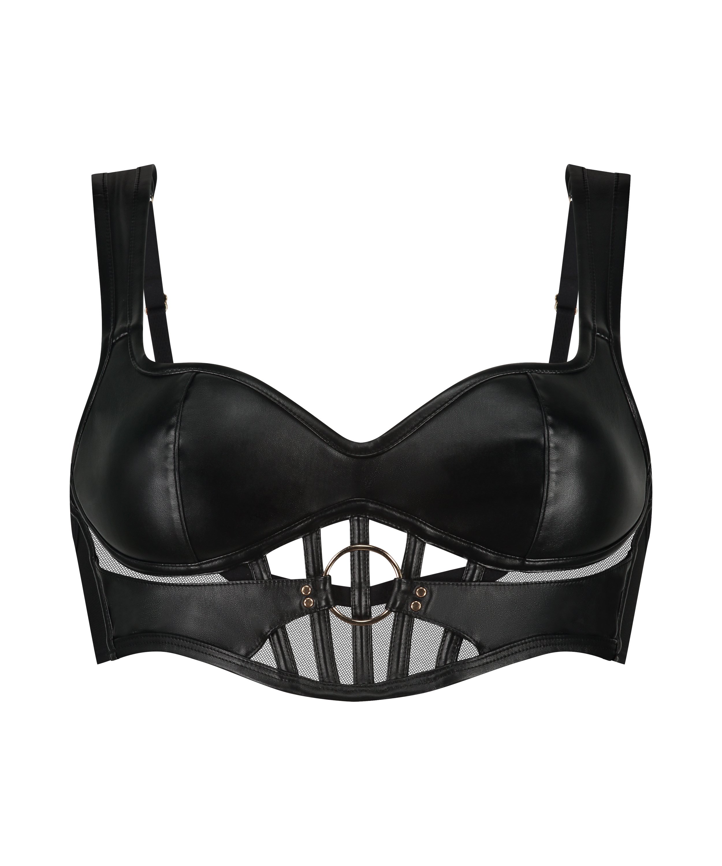 Brassière Faye, Noir, main