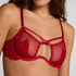 Soutien-gorge &agrave; armatures non-rembourr&eacute; Milana, Rouge