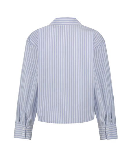 Pyjamatop Katoen, Blauw