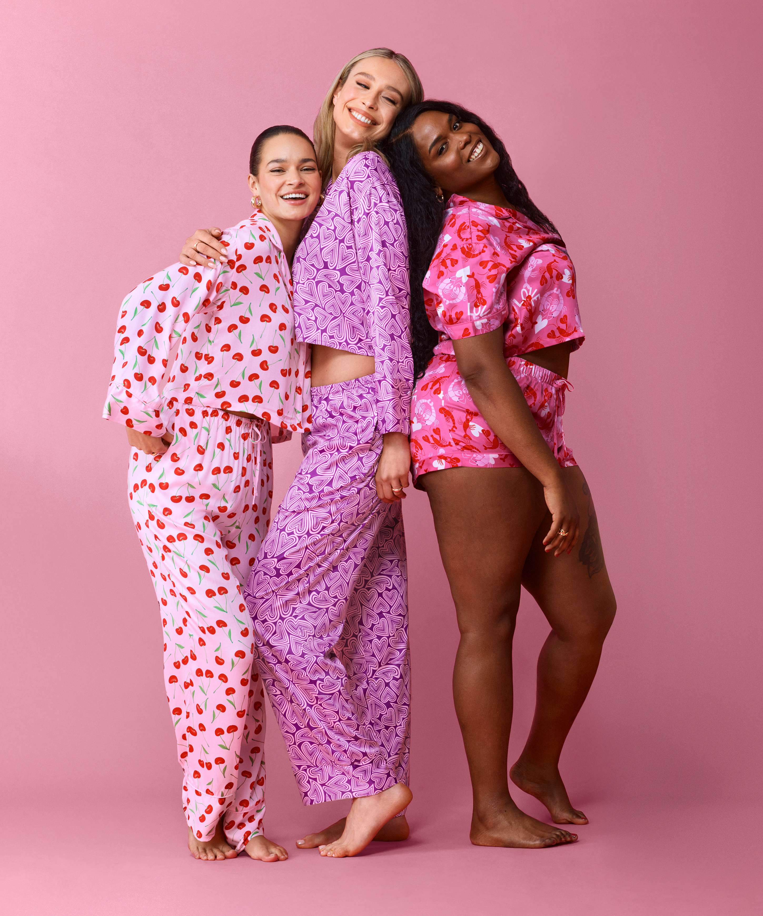 Broek Satijn, Paars, main