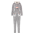 Onesie Fleece Animal, Grijs