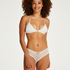 Slip brésilien V-shape mesh, Blanc