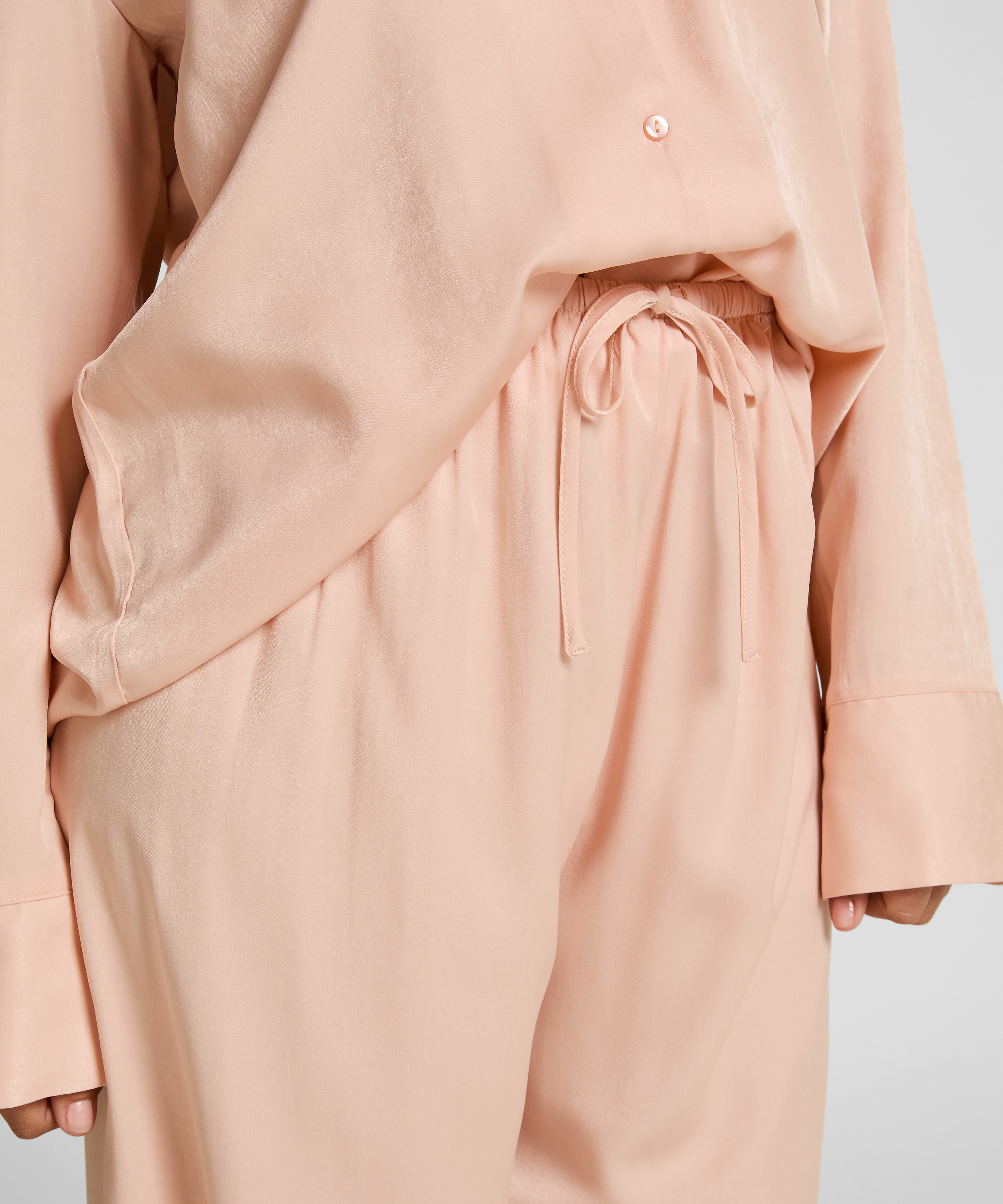 Pantalon Satin, Rose, main