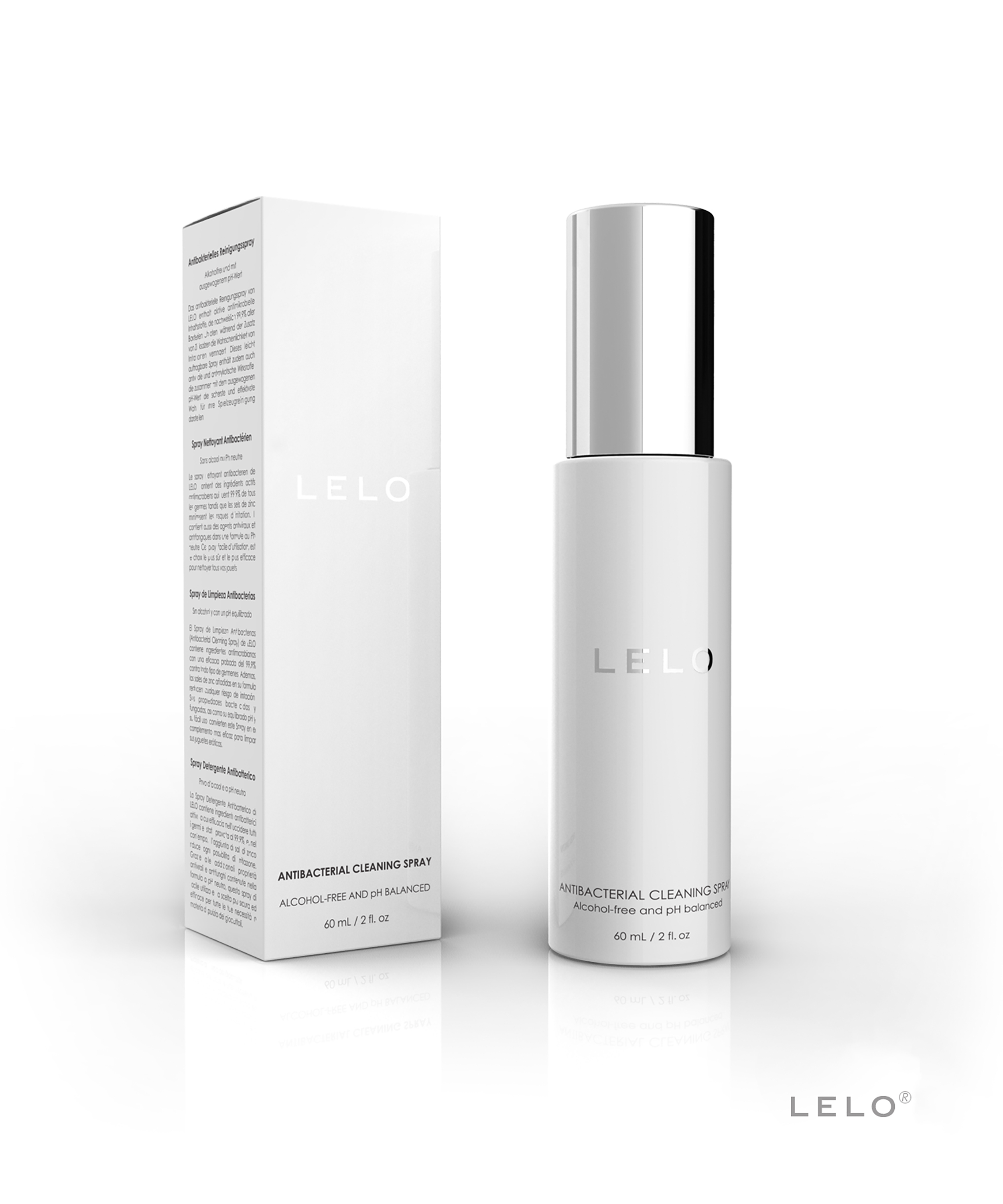 LELO Premium Cleaning Spray 6 ML, Zwart, main