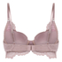 Soutien-gorge &agrave; armatures rembourr&eacute; longline Essie, Pourpre